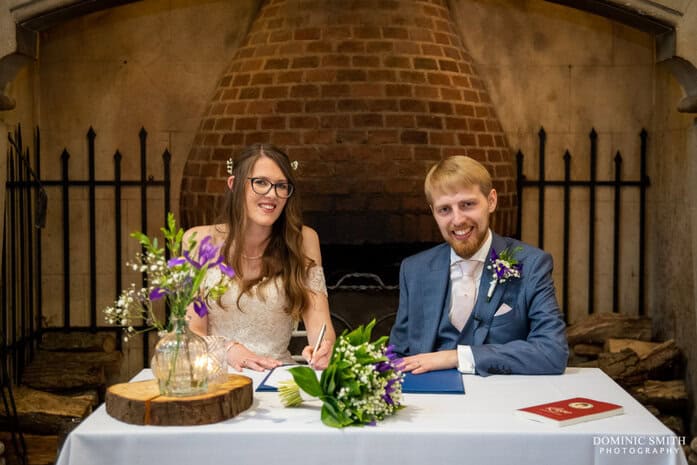 Exchanging Wedding Rings at The Ravenswood