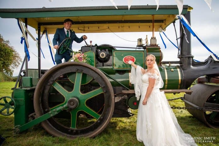 Bride Polishing The Engine