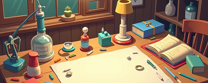 A collection of animated character objects and classic cartoon scripts