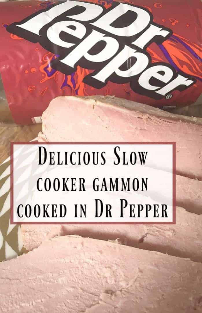 Delicious slow cooker gammon cooked in Dr Pepper.... The Diary of a