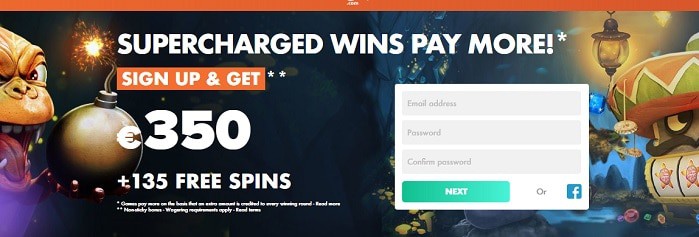 Slotty Vegas Casino - register and play for free!