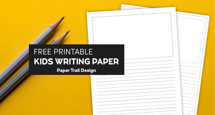 Free Printable Lined Writing Paper With Drawing Box Paper Trail Design Free Printable Lined Writing Paper With Drawing Box Paper Trail Design