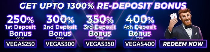 1300% Re-Deposit Bonuses