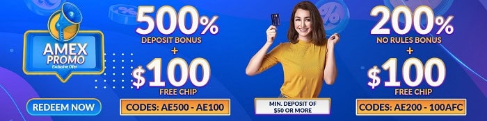 500% Amex Promo