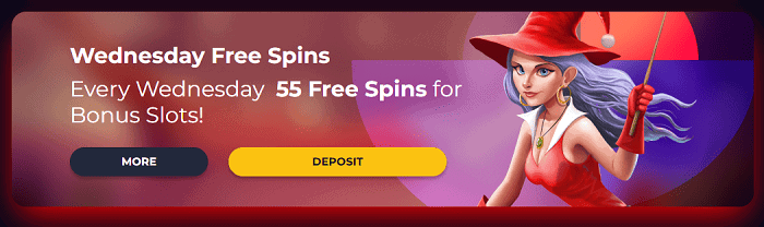 Wednesday Free Spins 