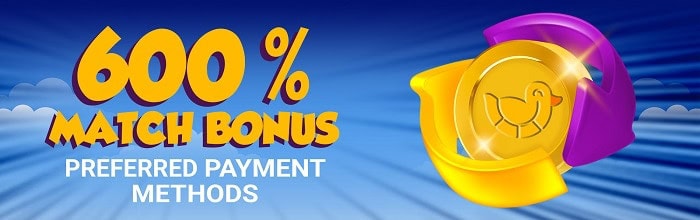 600% Bonus 