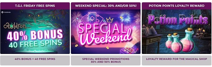 Reload Bonus and Free Spin Promotions