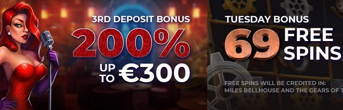 3rd deposit bonus and free spins 