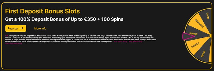 100 bonus spins on deposit