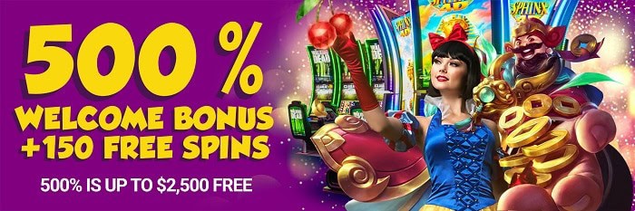 500% + 150% Free Spins 