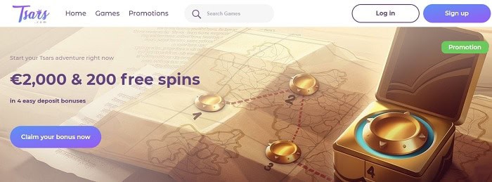 2000 EUR & 200 Free Spins