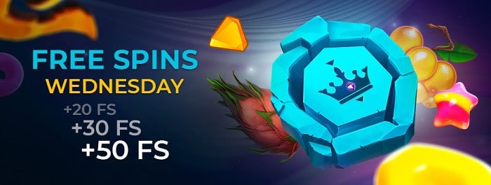 Golden Crown Casino free spins bonus