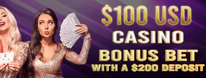 $100 free bet bonus 