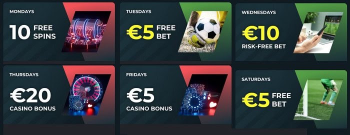 Free Bet Bonuses