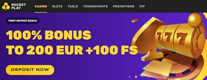 100 bonus and 100 free spins on first deposit 