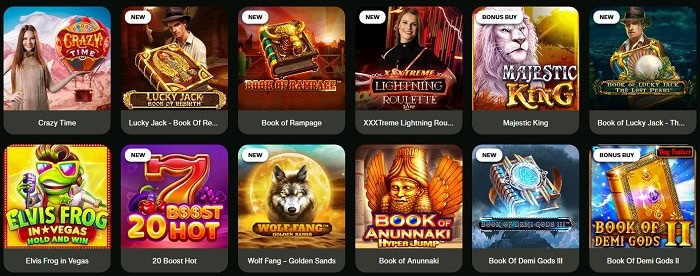 Play online slots here