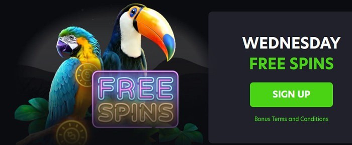 Wednesday Free Spins 