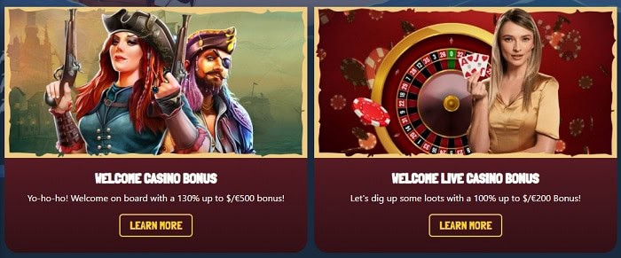 Welcome Bonus for Casino and Sportsbook 