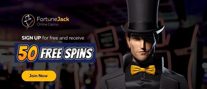 FortuneJack Free Spins on Registration 