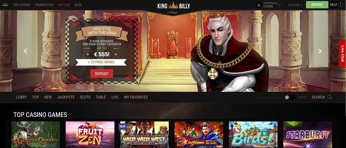 King Billy Casino Review: play, win, enjoy!