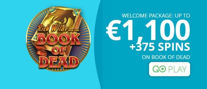 1100 EUR bonus and 375 freespins