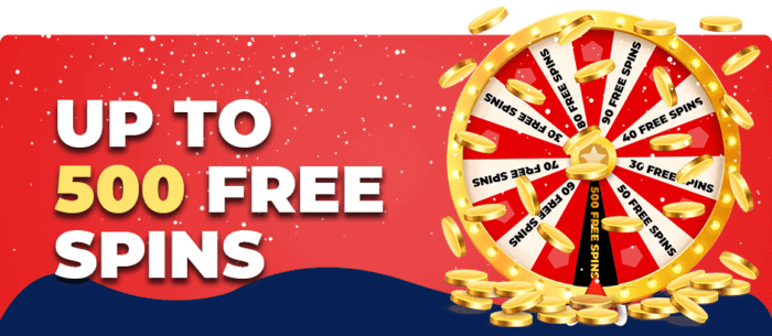 500 Free Spins Bonus