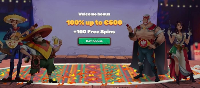 100% welcome bonus