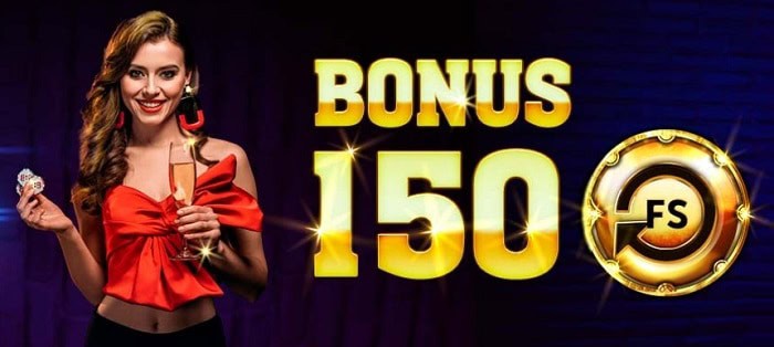 150 free spins welcome bonus 