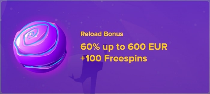 60% Reload Bonus 