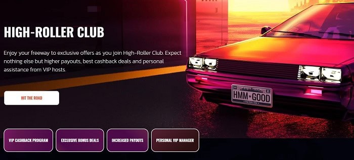 Highway Casino High Roller Bonus 