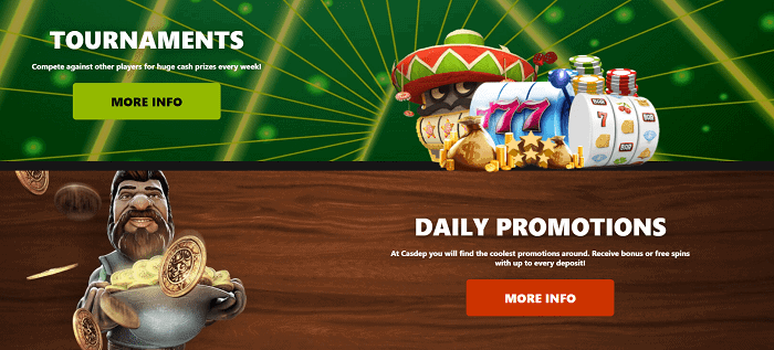 Tournaments & Daily Promotions 