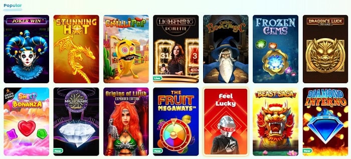 Popular Casino Games 