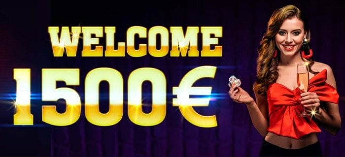 1500 EUR free cash welcome bonus