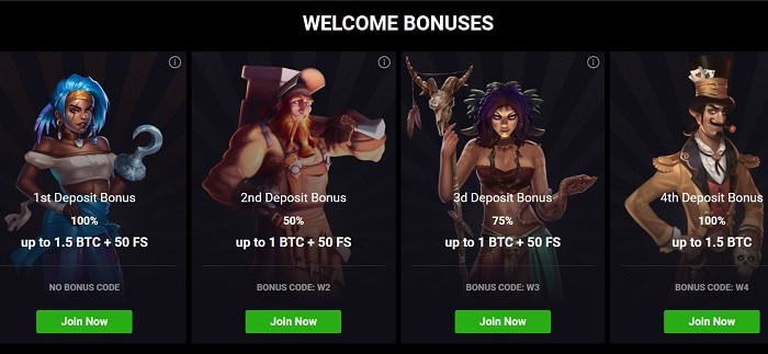 Welcome Bonuses 