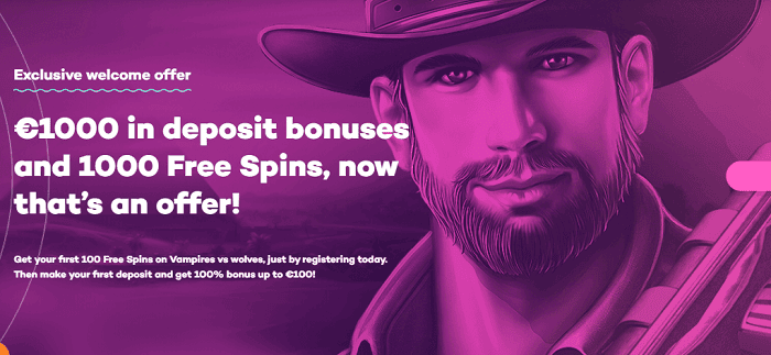 100 exlusive free spins no deposit