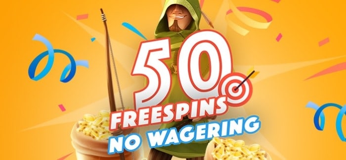 50 FS no wager bonus 