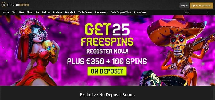 25 freespins bonus offer 