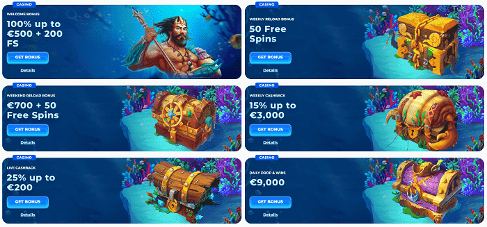 Posido Bonuses and Promotions