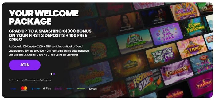 Welcome Package with Free Games 