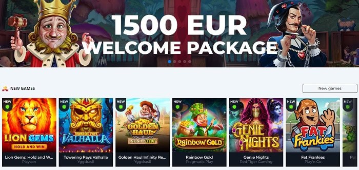 No deposit free spins!