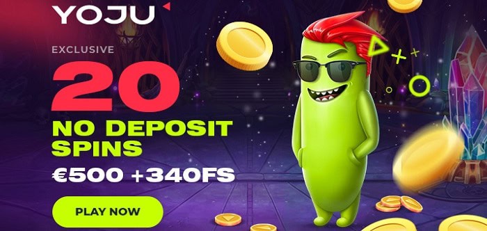 Yoju 20 free spins bonus 