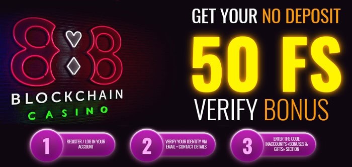 Verify your account and get 50 exclusive free spins 