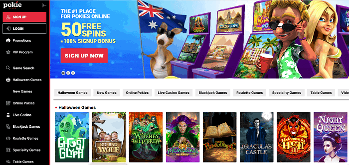 50 free spins on pokies