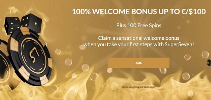 100% bonus and 100 free spins