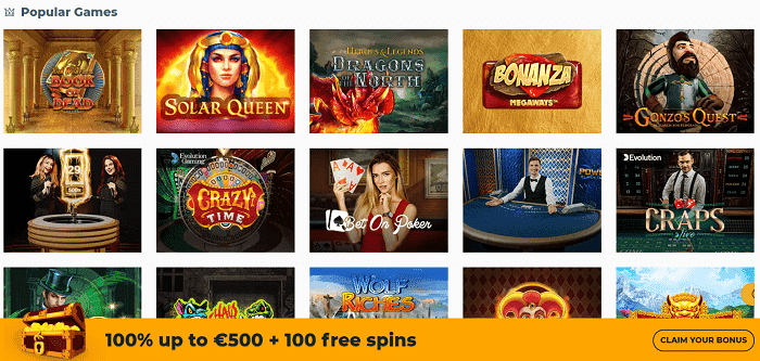 Get 100 gratis spins and 100% free bonus! 