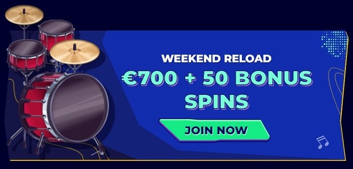 700 EUR + 50 free spins 