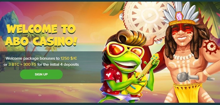 Create your account and play with real money at Abo! 