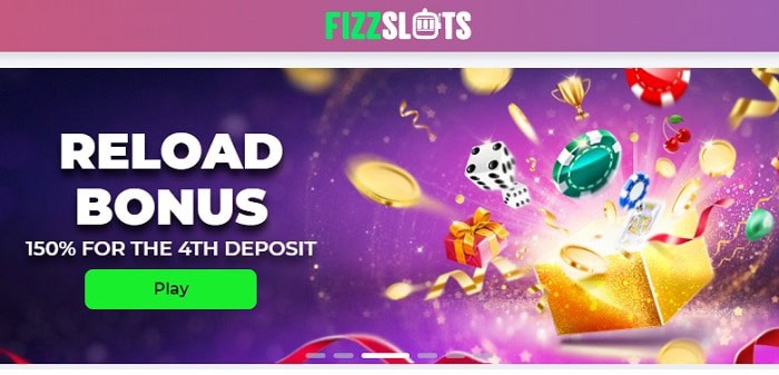 FizzSlots Reload Bonus 