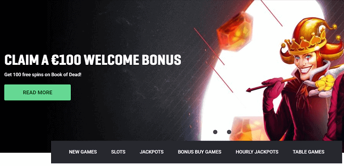 100 EUR welcome bonus code 