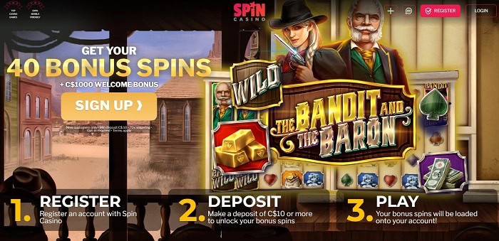 40 extra spins on The Bandit! 